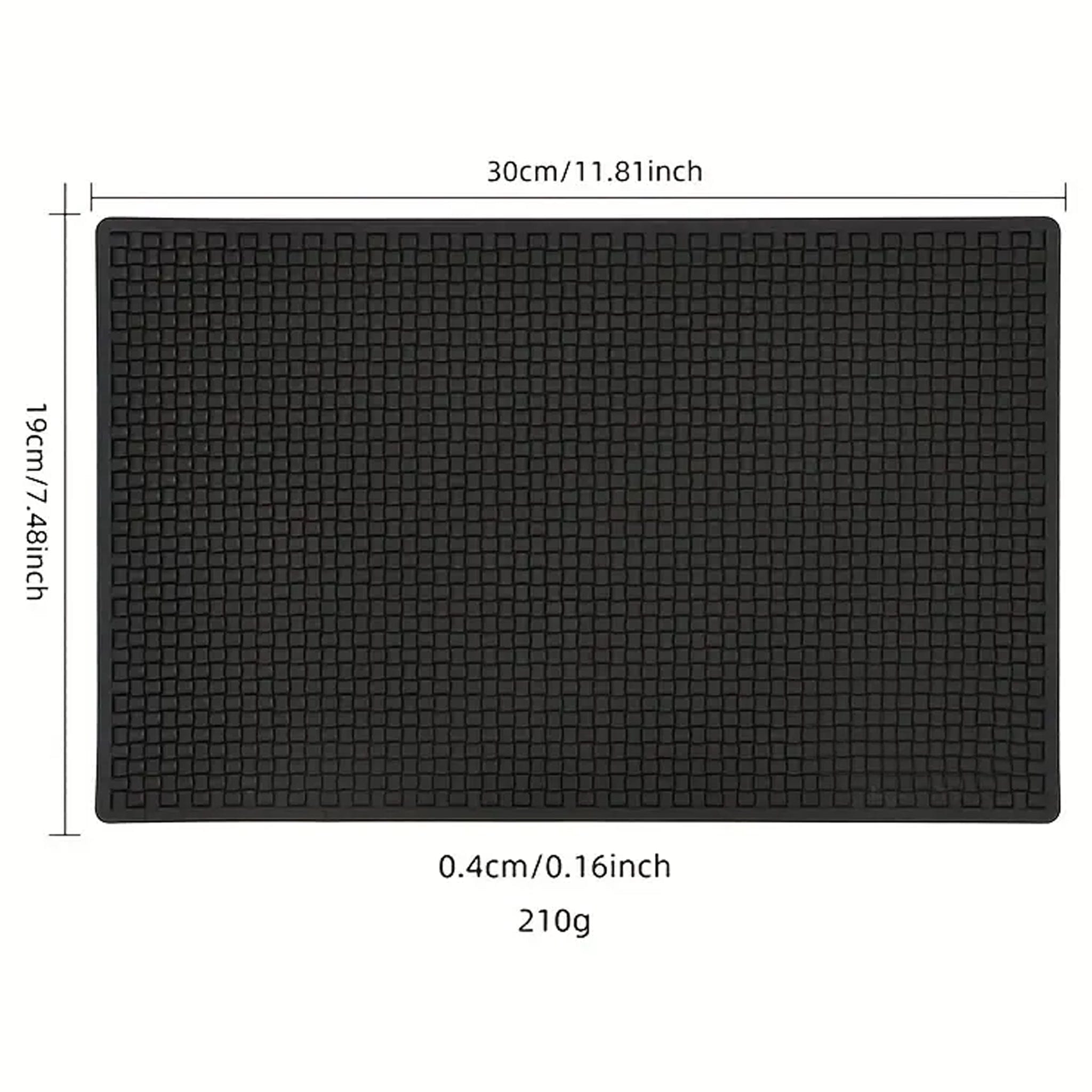 Anti-Slip Rubber Mat for Barber Tools Curl N Comb