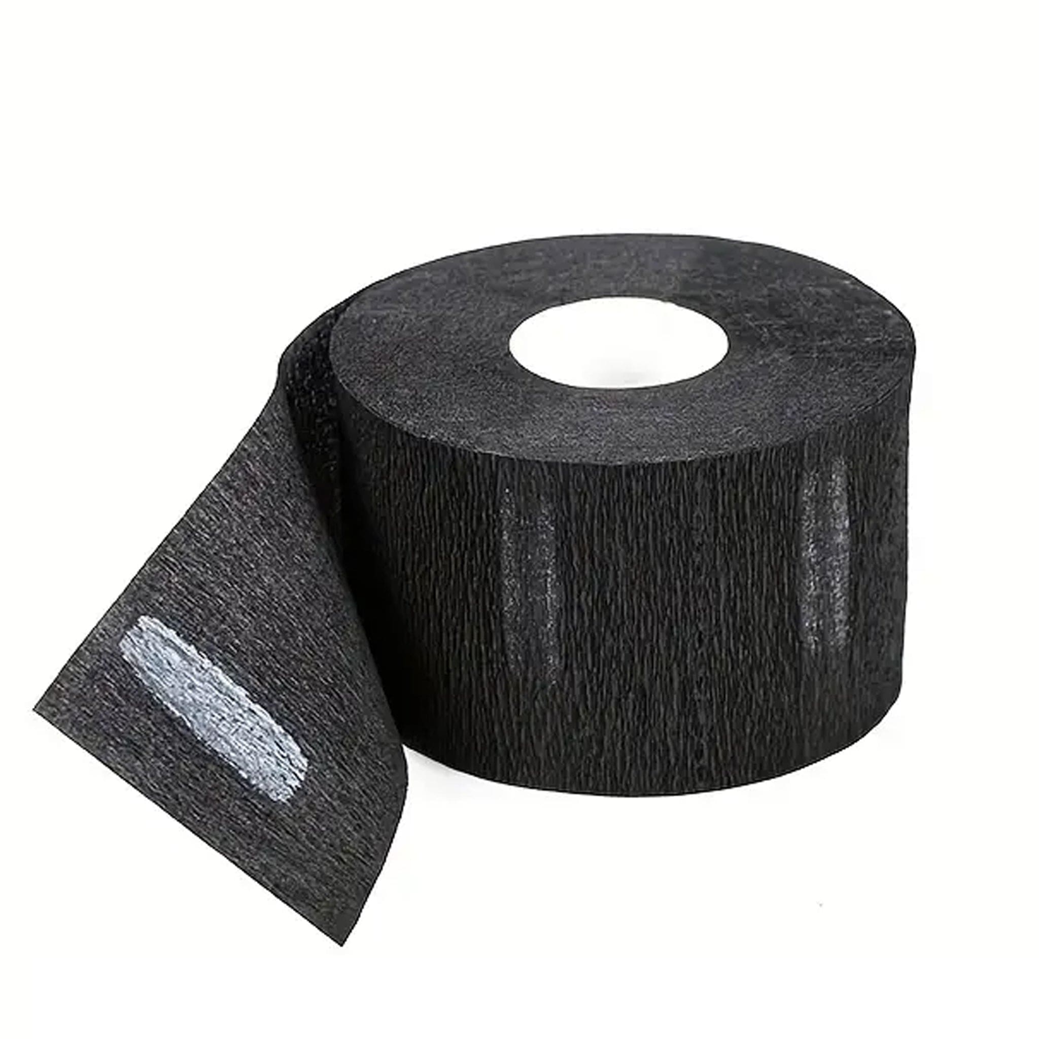 Black Barber Neck Strip Roll – 6.2cm Wide, Disposable & Stretchable for Haircuts Curl N Comb