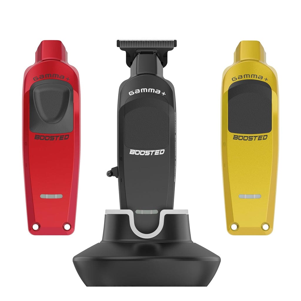 Gamma+ Boosted Clipper, Trimmer and StyleCraft Uno Single Foil Shaver Combo Set Curl N Comb