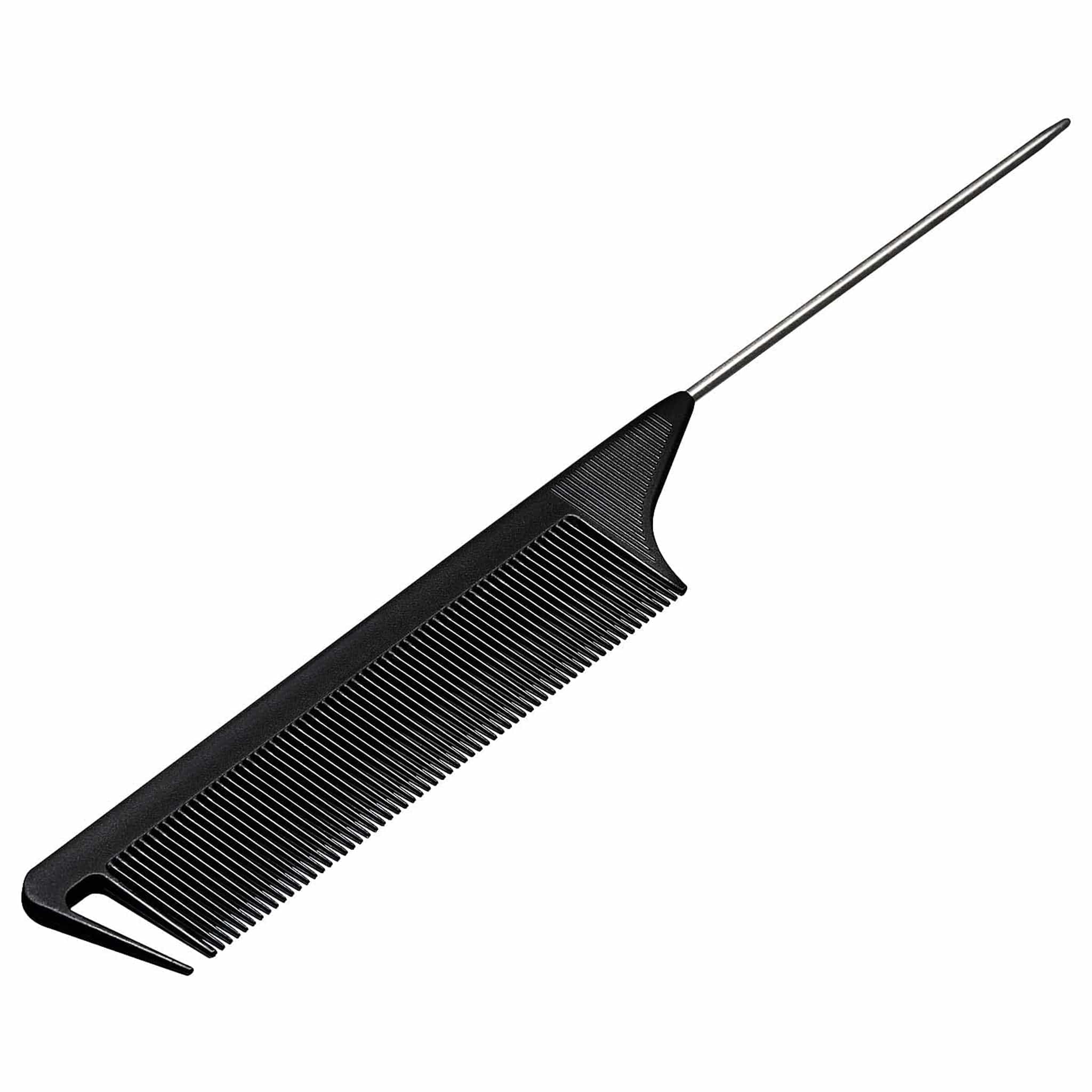 Rat Tail Comb with Stainless Steel Pin Curl N Comb