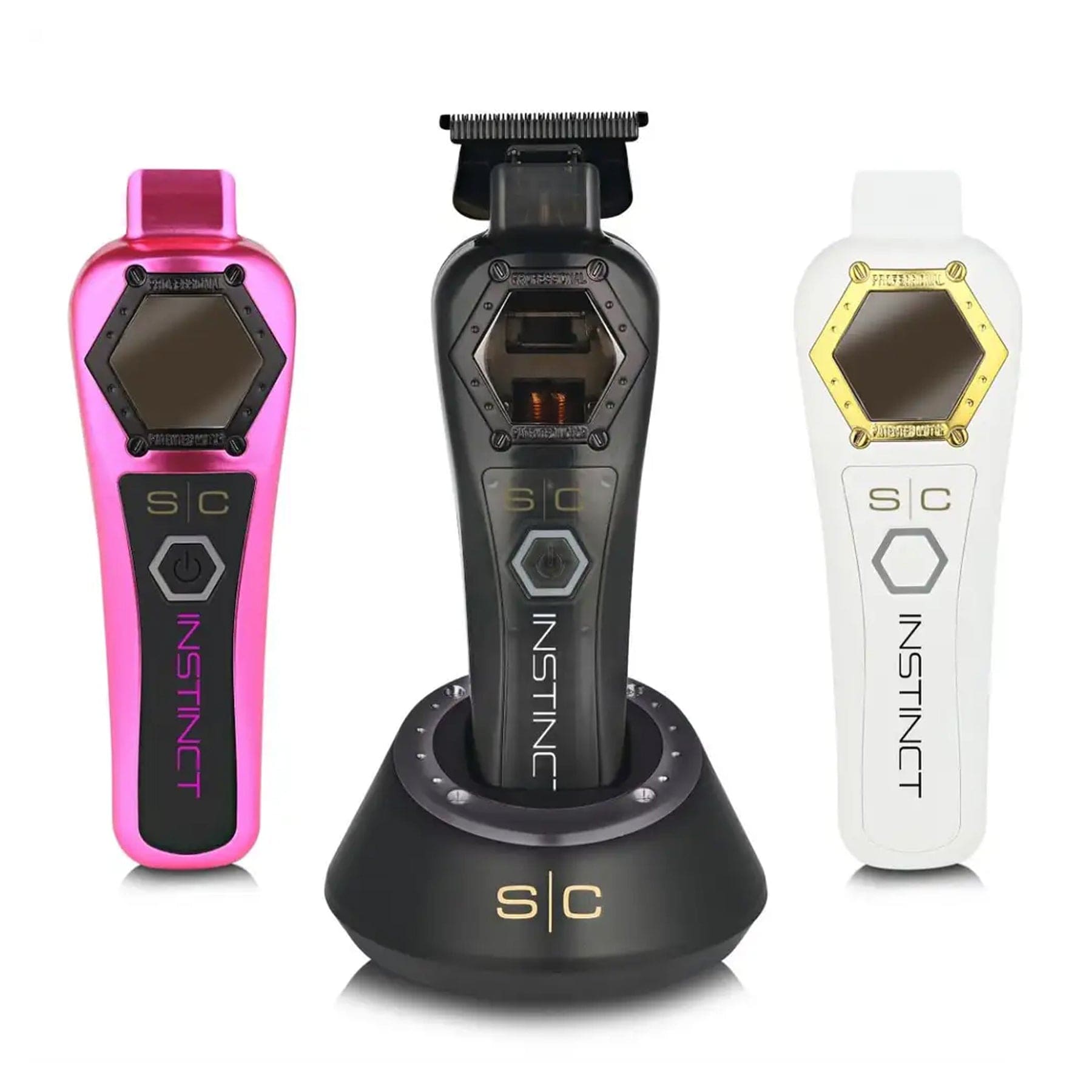 StyleCraft Instinct Metal Clipper, Trimmer & Uno Single Foil Shaver Combo Kit Curl N Comb