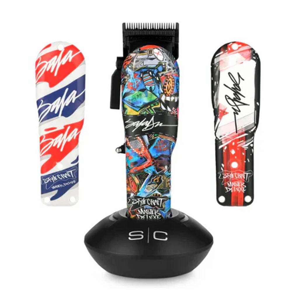 StyleCraft Rebel King Saladeen Limited Edition Clipper with Echo Blade - SC613M Curl N Comb