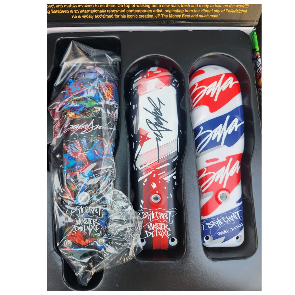 StyleCraft Rebel King Saladeen Limited Edition Clipper with Echo Blade - SC613M Curl N Comb