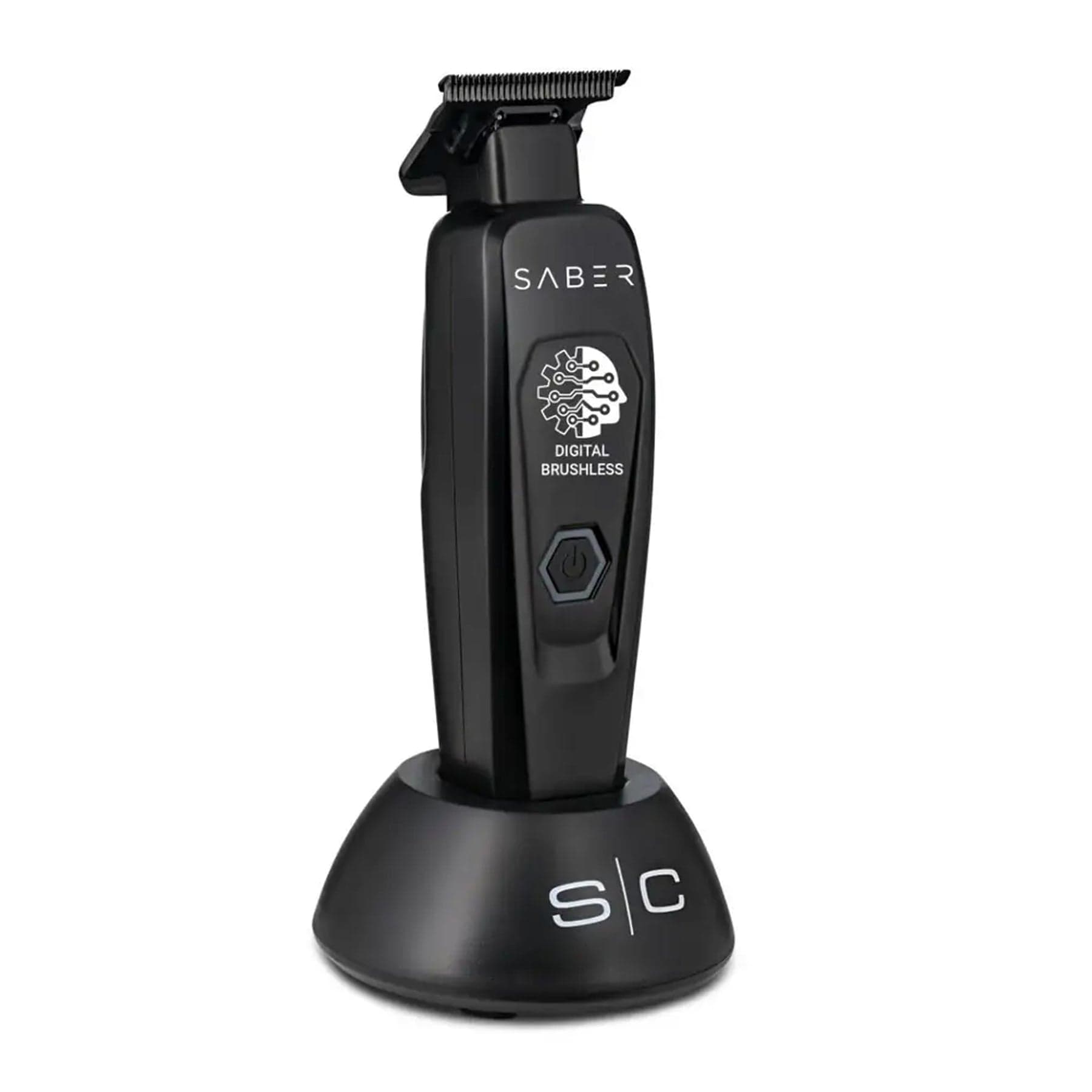 StyleCraft Saber Cordless Hair Trimmer – Black (SC403B) Curl N Comb