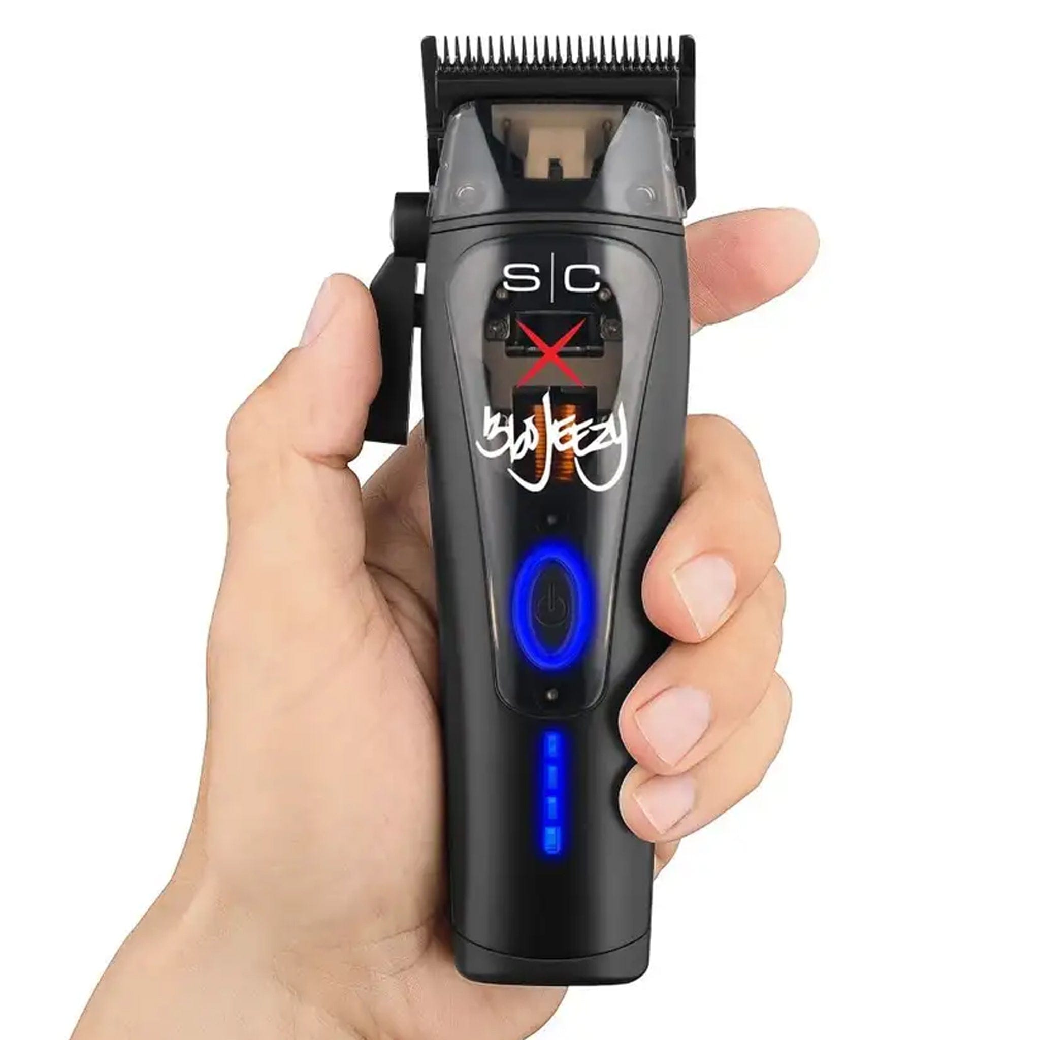 StyleCraft x 360 Jeezy Professional Hair Clipper SC614B Curl N Comb